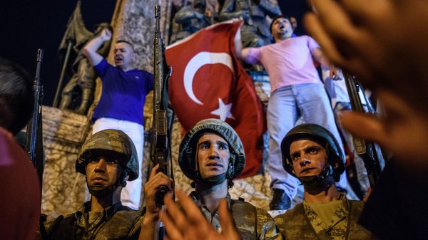 Turkish President Appears In Public After Military Coup Attempt Occur