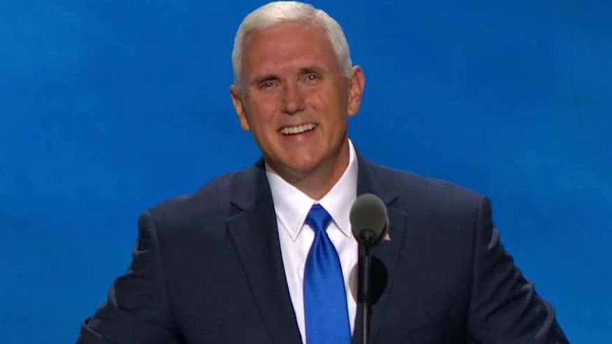 Pence rallies crowd behind Trump, takes on Clinton