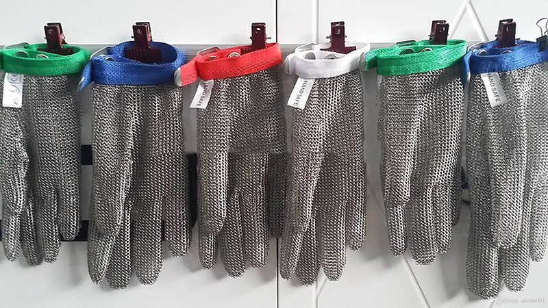 Stainless steel mesh safety gloves 