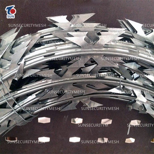 Aluminum-clad Steel Razor Barbed Wire