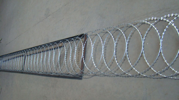 Flat Wrapped Razor Wire Give You Enough Sense Of Safety
