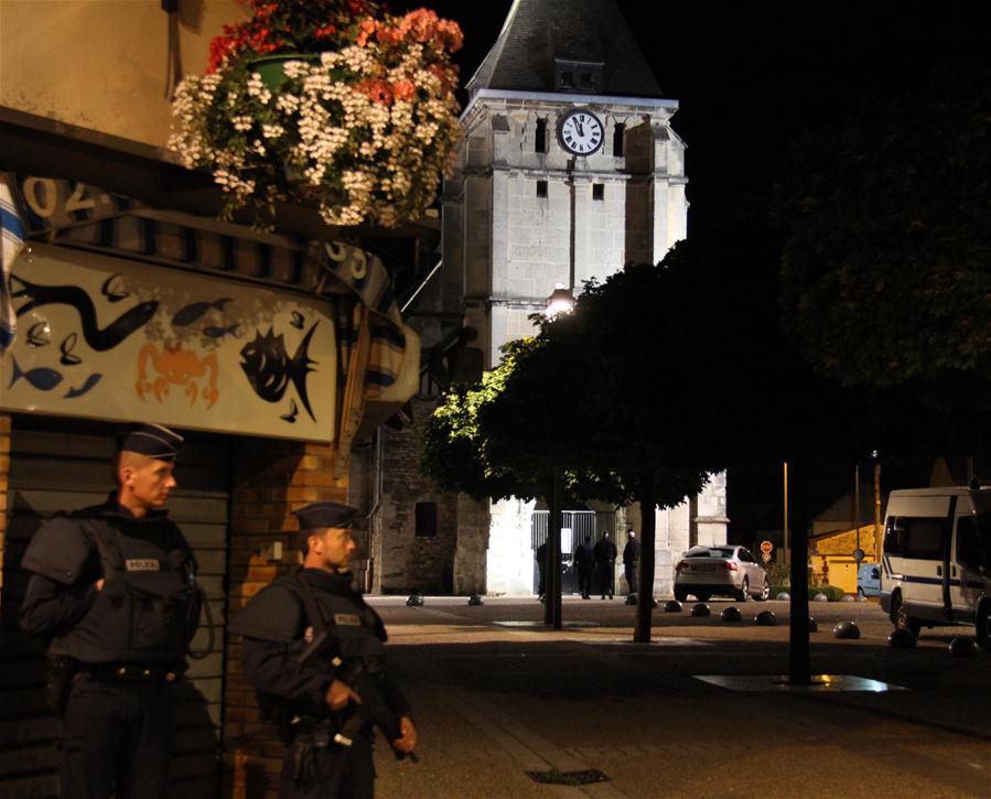French church attack inceease fears in Europe