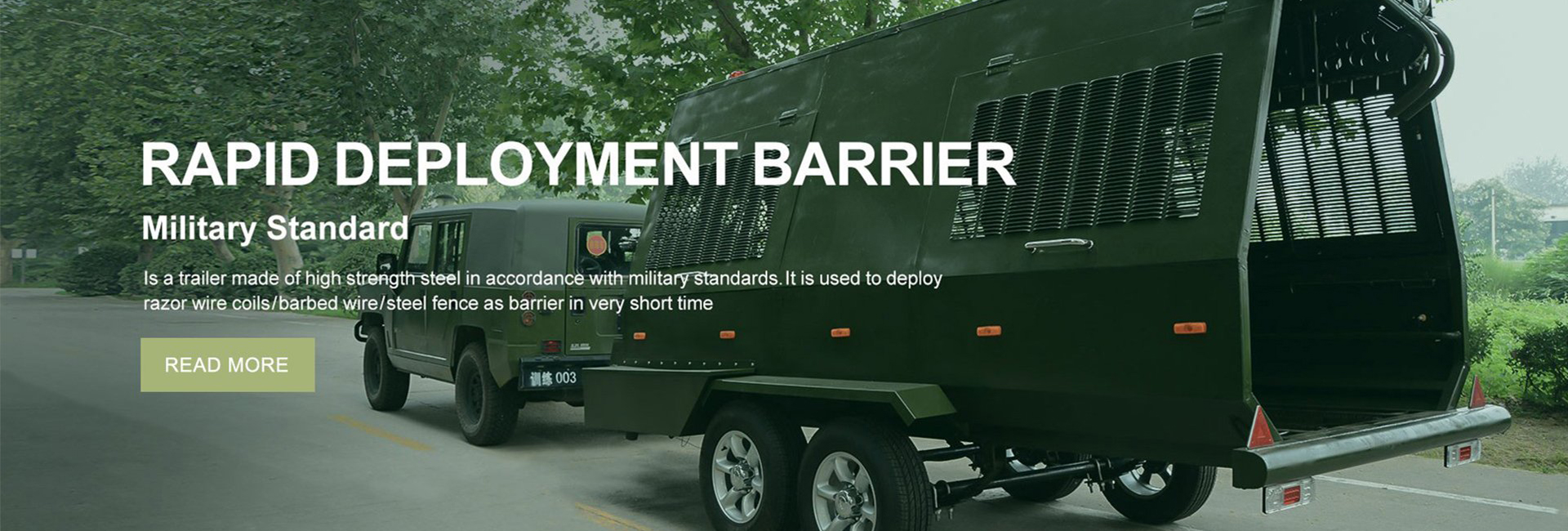 Fully Automatic Barrier Truck