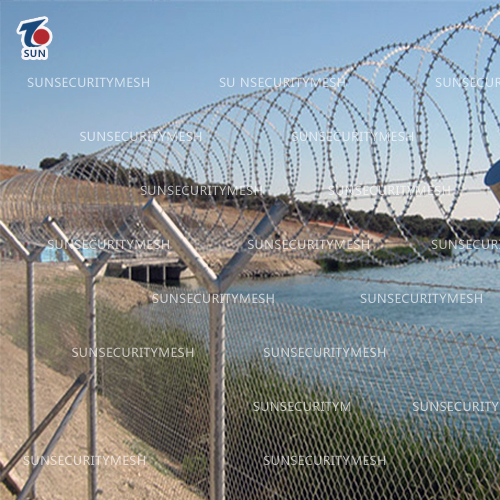 Razor wire Physical Barriers 