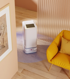 Wheeled food delivery robot